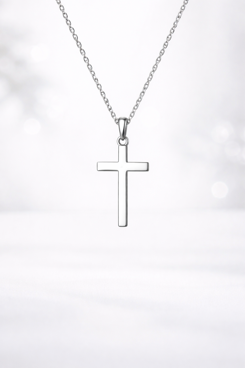 Silver Cross Necklace