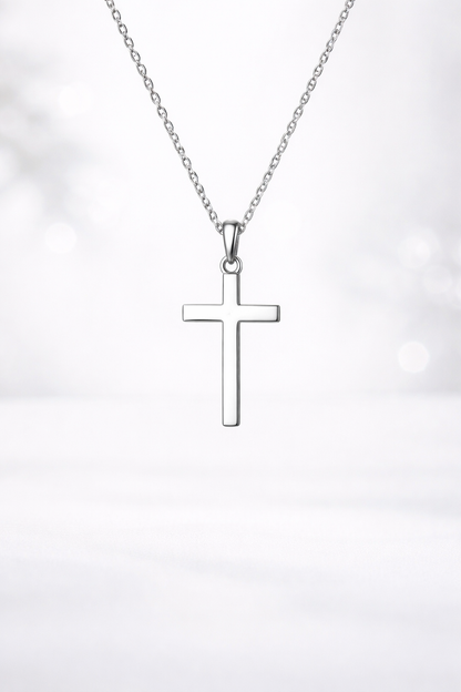 Silver Cross Necklace