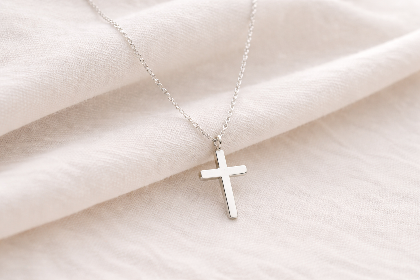 Silver Cross Necklace