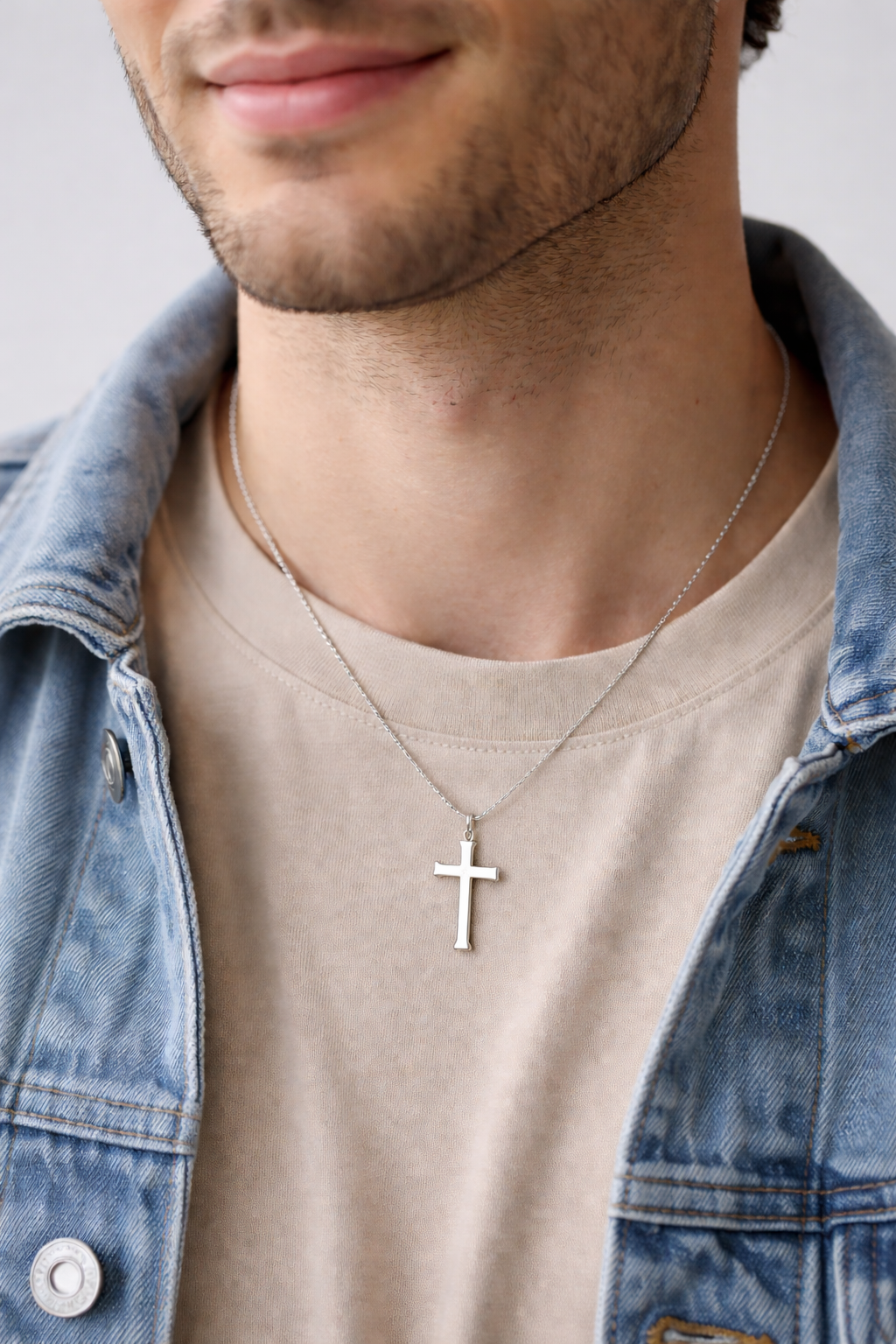 Silver Cross Necklace