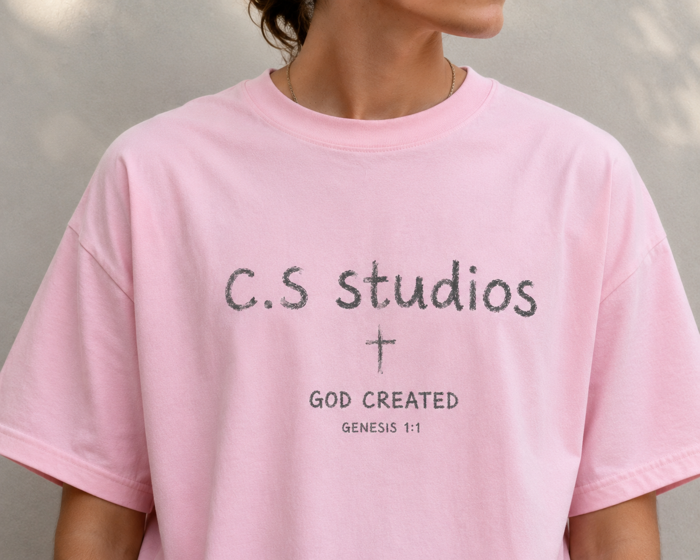 Genesis 1:1 Oversized T-Shirt