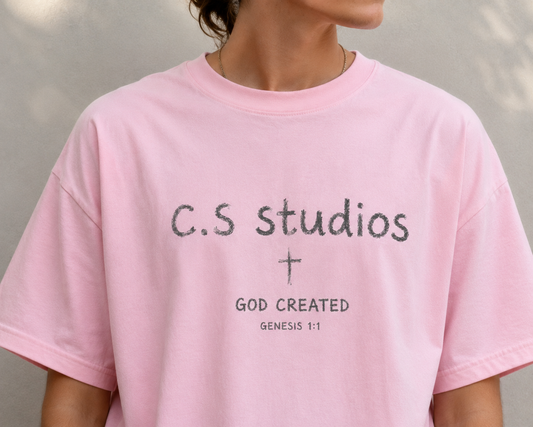 Genesis 1:1 Oversized T-Shirt